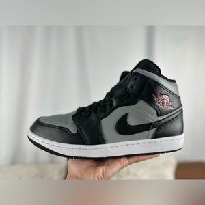 Nike Air Jordan 1 Mid Shoes | Shadow Red | Size M 12 / W 13.5